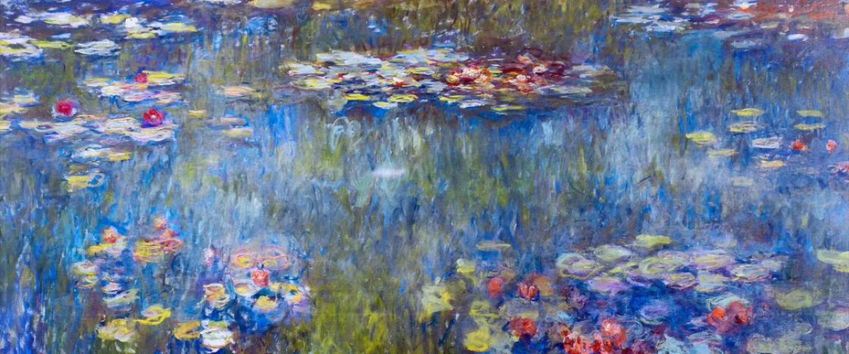 Claude-Monet-le-bassin-aux-nympheas-reflets-verts